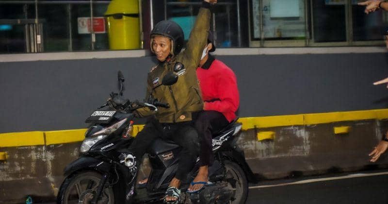 Tertangkap Kamera, Ini Tampang 2 Jambret yang Beraksi di CFD Jakarta