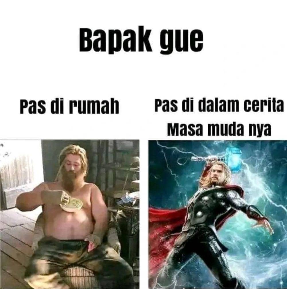 7 Meme Suami Jadi Bapak-Bapak, Tingkahnya Selalu Kocak