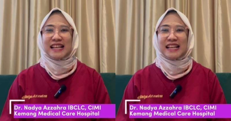 Potret Dr. Nadya Azzahra IBCLC, CIMI saat menjelaskan 10 langkah keberhasilan dalam menyusui. - Dok. Kemang Medical Care Hospital