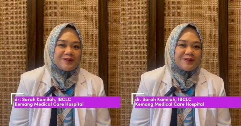 Potongan dr. Sarah Kamilah, IBCLC saat mengkampanyekan PEKAN ASI Sedunia 2024 di video. - Popmama.com/Onic Metheany