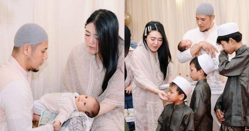 8 Foto Akikah Muhammad Agham Anak Via Vallen, Penuh Syukur dan Bahagia
