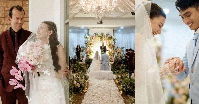 Tampil Menawan, Seperti Ini Detail Gaun Pernikahan Cassandra Lee