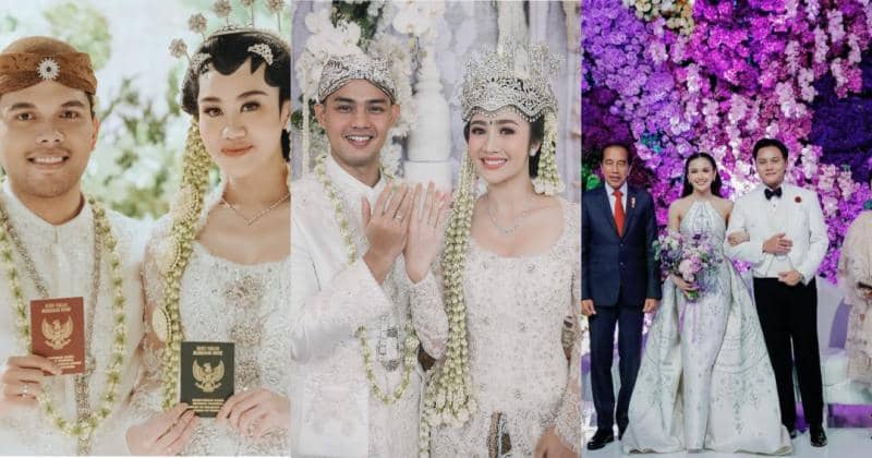 13 Potret Gaun dan Makeup Artis yang Menikah Tahun 2024