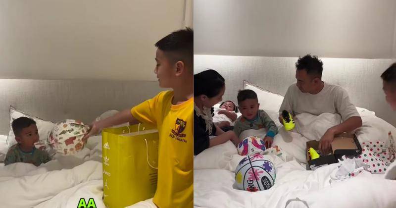 Rafathar Beri Kejutan Manis untuk Rayyanza di Hari Ulang Tahunnya