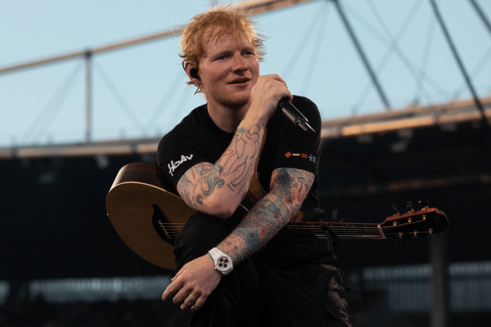 Ed Sheeran di Mathematics Tour, Kaunas. (x.com/edsheeran)