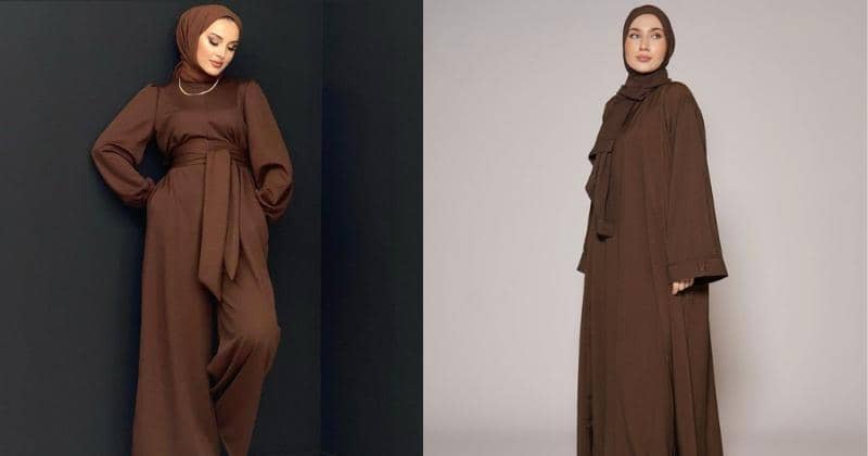 7 Inspirasi Baju Lebaran Warna Mocha Coffee, Elegan dan Memesona!