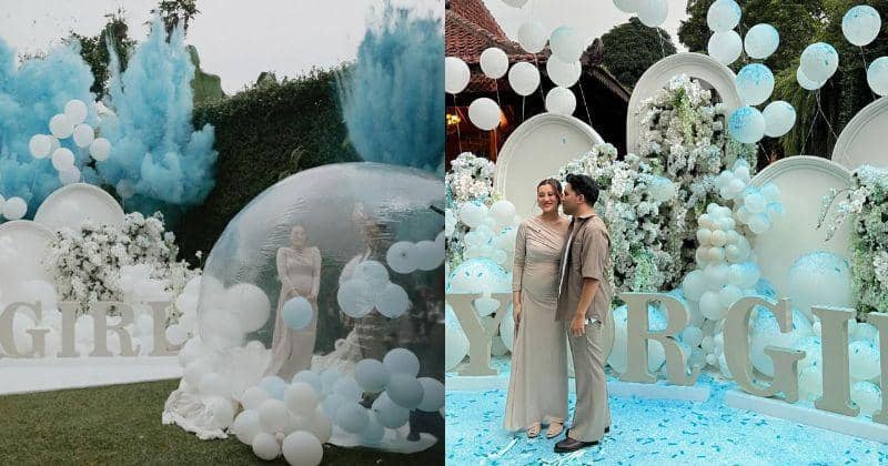 8 Momen Aaliyah Massaid dan Thariq Umumkan Jenis Kelamin Anaknya