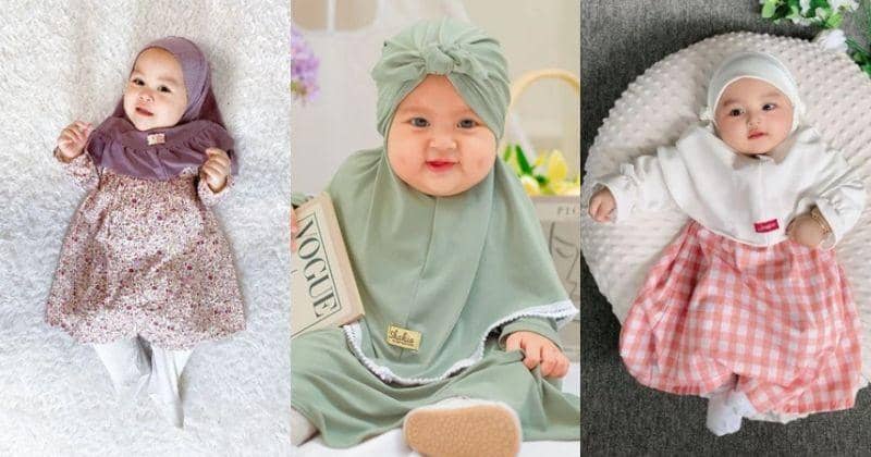 9 Rekomendasi Baju Muslim untuk Bayi Perempuan, Bahannya Nyaman