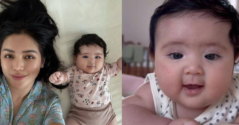 Potret Hagia Anak Jessica Iskandar yang Sudah Bisa Berpose, Gemas!