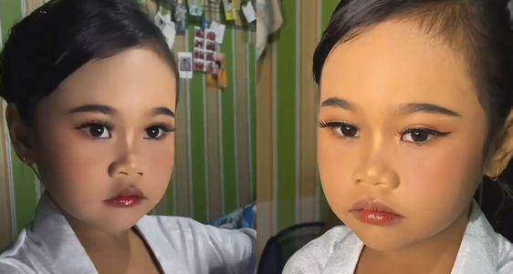 Make up pastel pop look