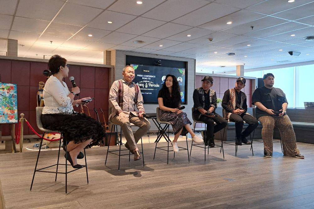 Press conference pagelaran hikayat nusantara 4