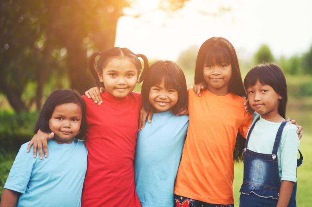 Potret anak-anak perempuan