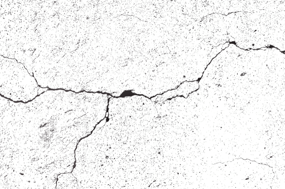 Dinding retak, tembok retak