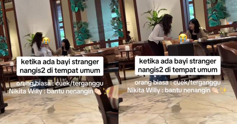 Nikita Willy Tenangkan Anak Lain
