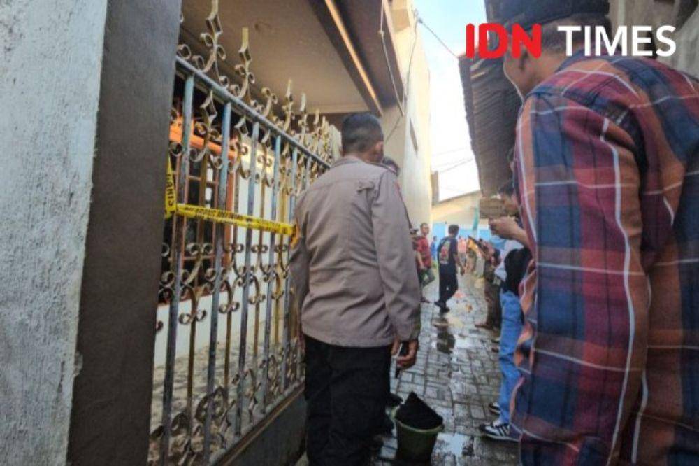 Lokasi TKP anak 4 tahun tewas terbakar di Tangerang