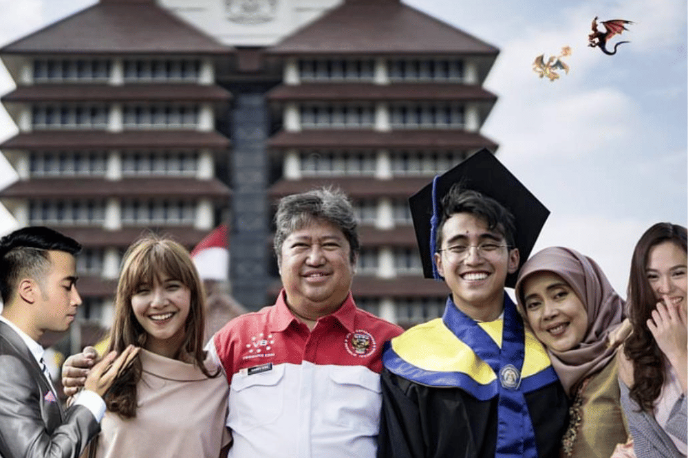 Vadie Akbar adik Vidi Aldiano dan Keluarganya