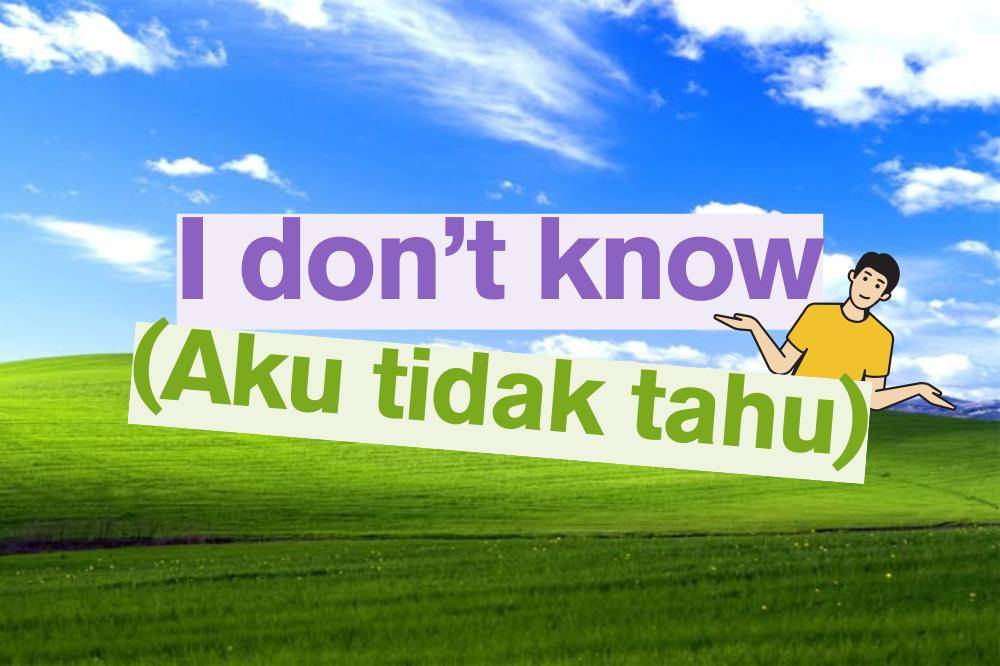 I don't know