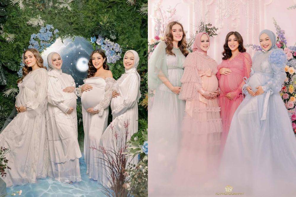 Foto Artis Pamer Baby Bump Bersama Sahabat 4.jpg