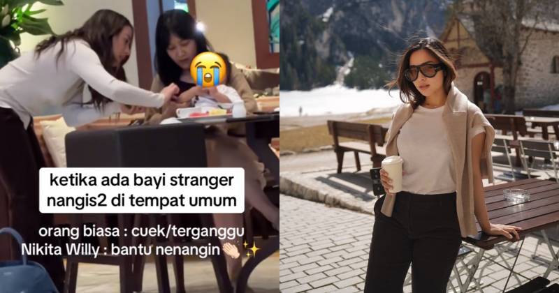 Nikita Willy Tenangkan Anak Lain
