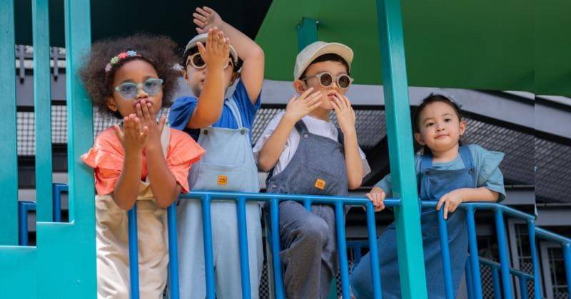 pakaian denim anak-anak