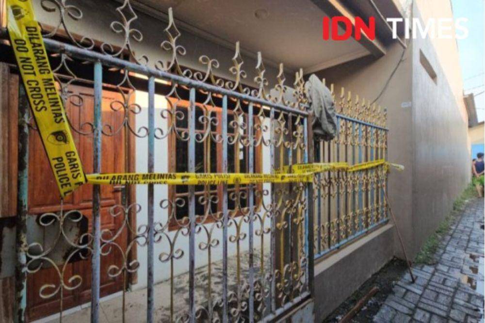 Lokasi TKP anak 4 tahun tewas terbakar dalam kontrakan di Tangerang