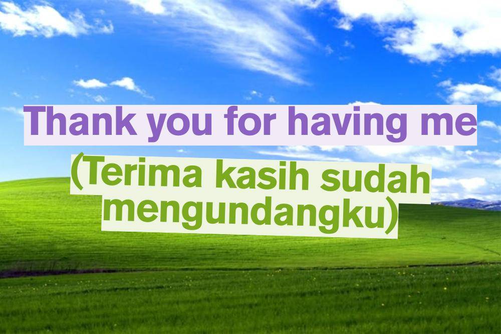 Thank you for having me