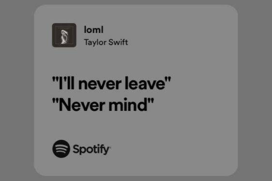 Makna Lagu 'loml' Taylor Swift dan Arti, Janji Manis Berujung Tragis