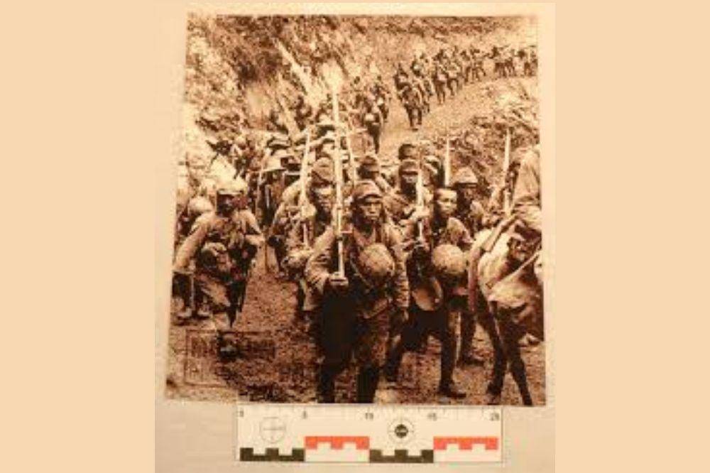 Konvoi Tentara Jepang di Kalimantan 
