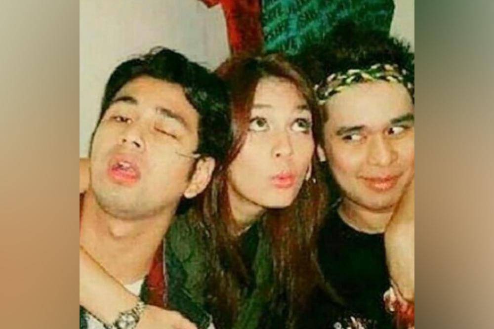 luna maya bersama almarhum olga dan raffi ahmad