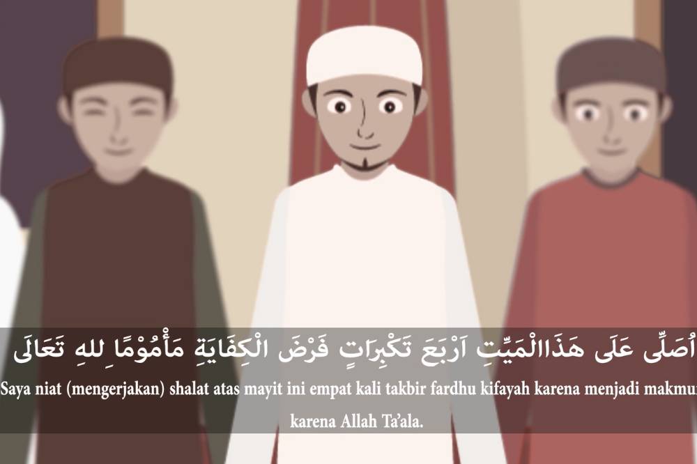 Niat salat jenazah laki-laki