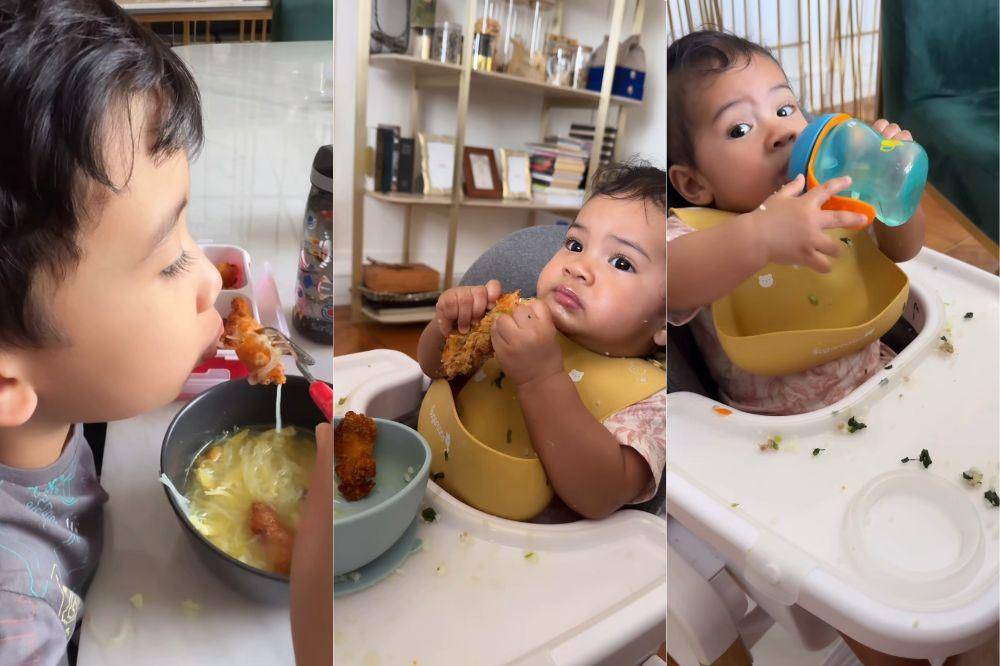 Momen Humaira Lahap Makan Bareng Ukkasya, Anak Zaskia Sungkar