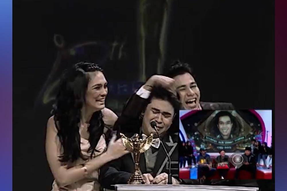 luna maya bersama almarhum olga dan raffi ahmad
