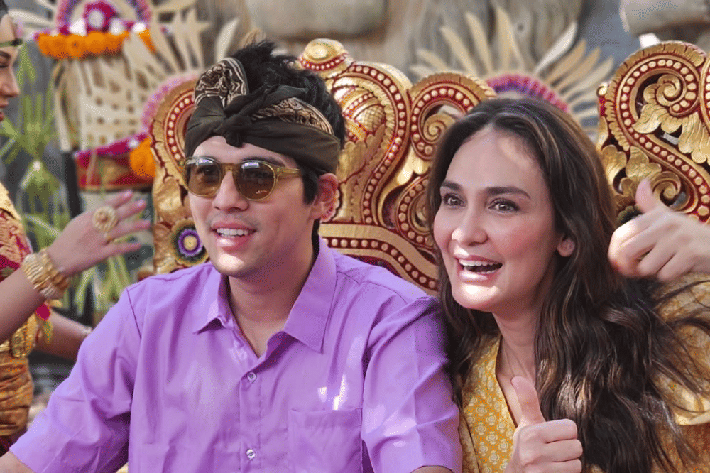 Foto Maxime Bouttier dan Luna Maya