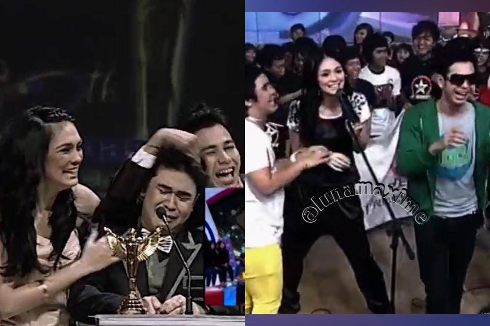 luna maya bersama almarhum olga dan raffi ahmad