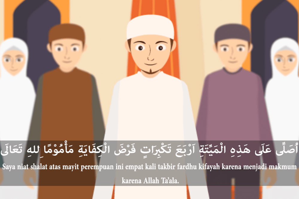 Niat salat jenazah perempuan