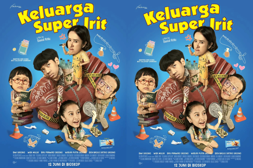 Poster film Keluarga Super Irit