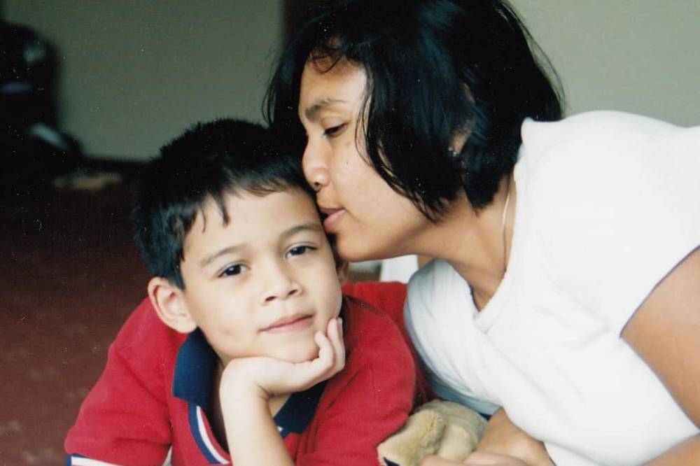 Maxime saat masih kecil