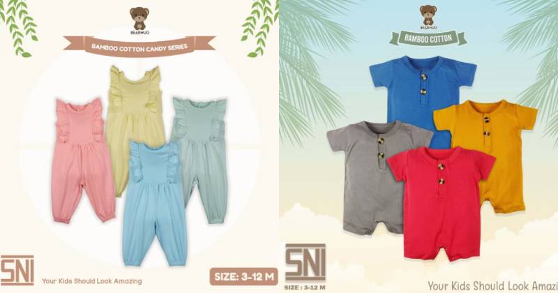 Rekomendasi Baju Bayi Berbahan Cotton Bamboo