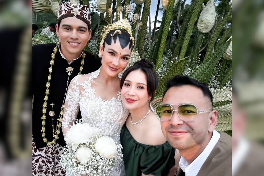 Raffi Gigi di pernikahan Luna dan Maxime