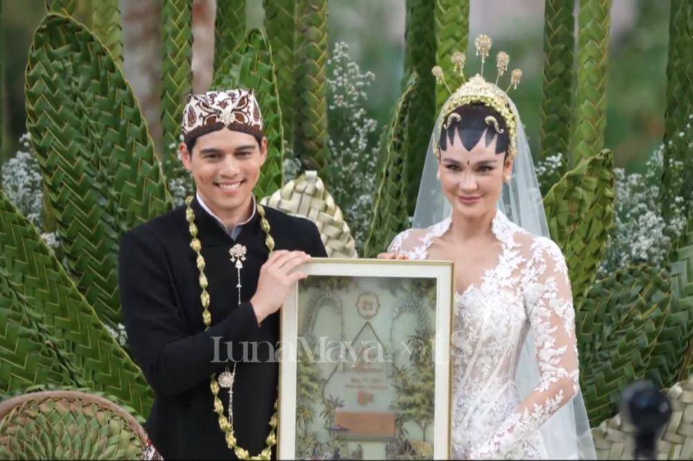 luna maya dan maxime menikah