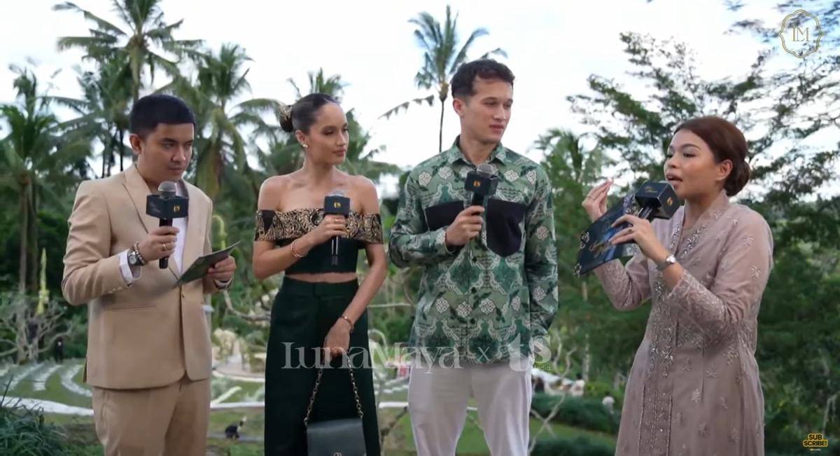 Cinta Laura di acara akad nikah Luna Maya & Maxime
