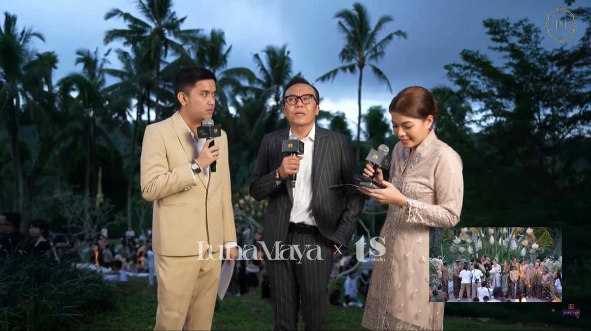 Ari Lasso di acara akad nikah Luna Maya dan Maxime