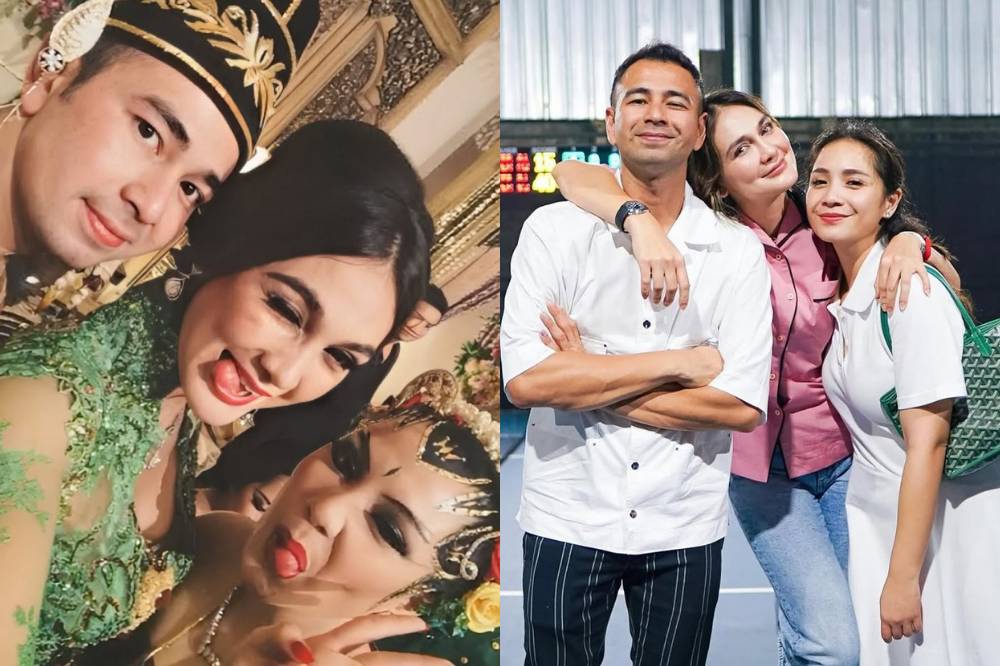 Raffi Ahmad, Luna Maya, dan Nagita Slavina