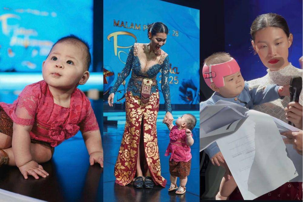 Momen Patricia Gouw Ajak Anak ke Panggung Puteri Indonesia 1.jpg