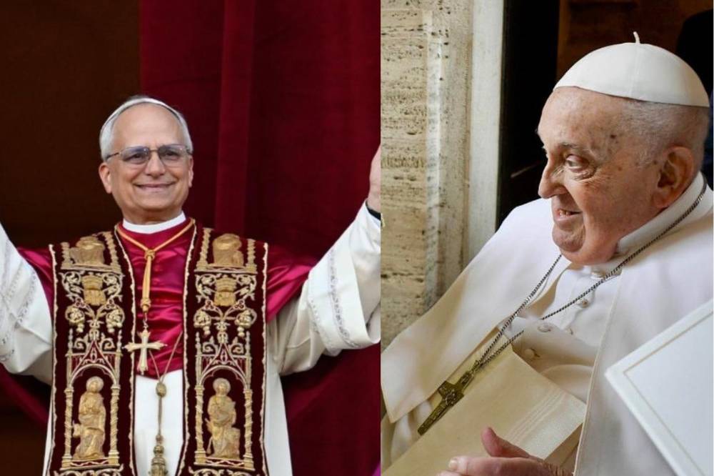 Paus Leo XIV dan Paus Fransiskus