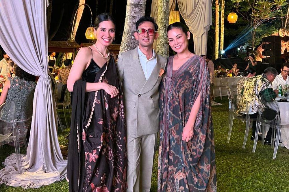 marsha timothy tamu di nikahan luna dan maxime