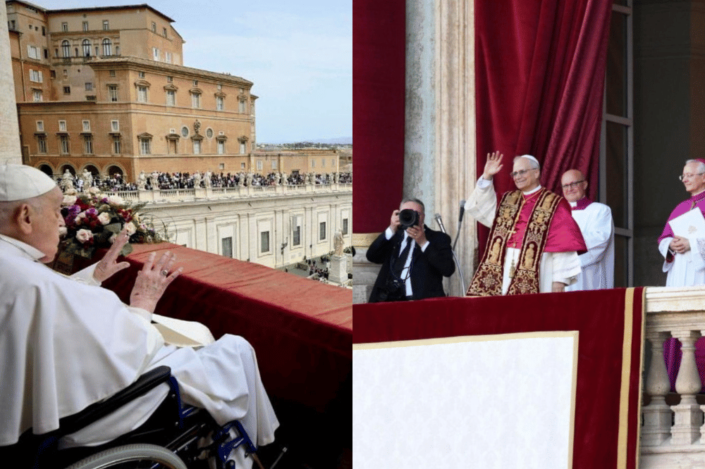 Paus Leo XIV dan Paus Fransiskus