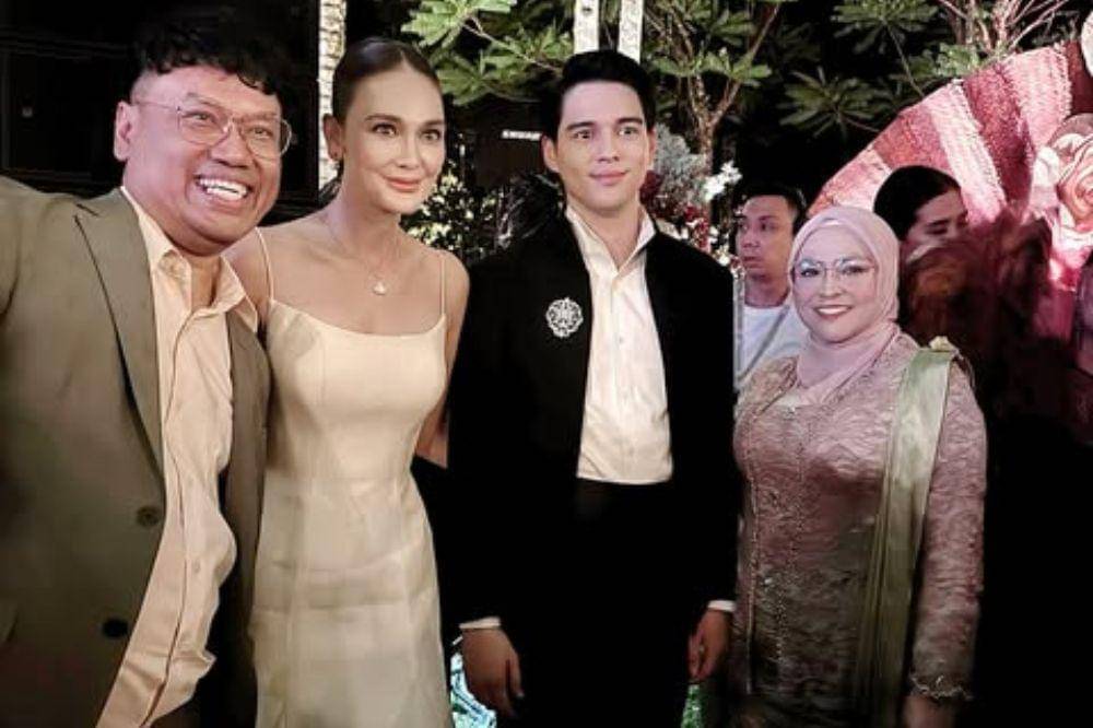 astrid kuya tamu di nikahan luna dan maxime