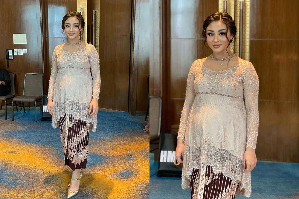 7 Foto Artis Jadi Bridesmaid saat Hamil 7.jpg