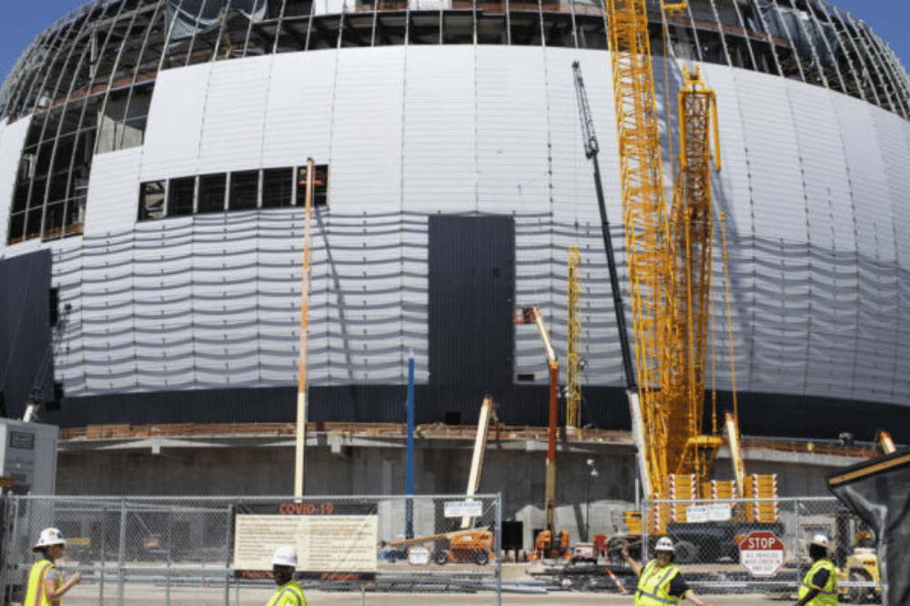 Pembangunan The Sphere